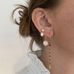 Ava - Klassisk - Hvid perle