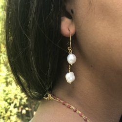 Ava - Perler - Hvide