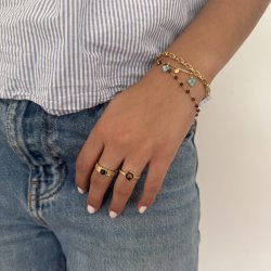 Barbara - Armbnd - Granat