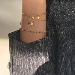 Barbara - Armbnd - Multifarvede - lyse farver