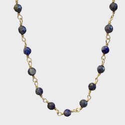 Barbara - Halskde i mrkebl