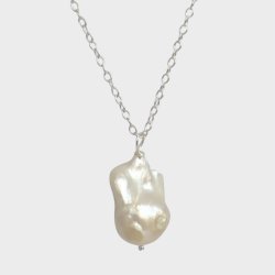 Chasmin - Slv - Hvid perle