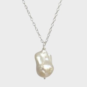 Chasmin - Slv - Hvid perle