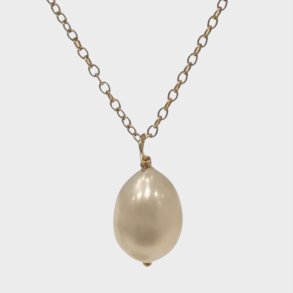 Chasmin - Forgyldt - Hvid perle