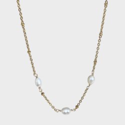 Christina - Hvide perler - Stl