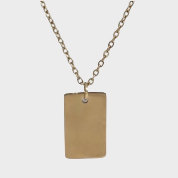 Enna - Dogtag - Forgyldt