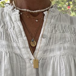 Enna - Dogtag - Forgyldt