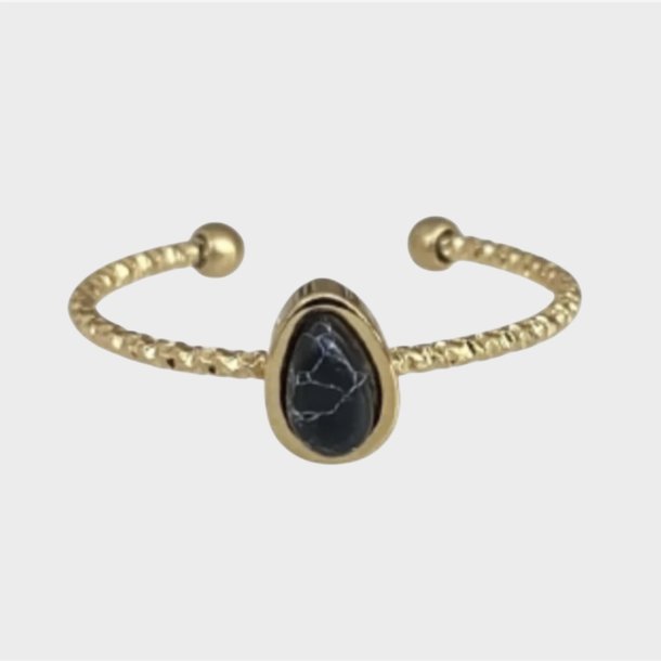 Ring - Karen - Sort