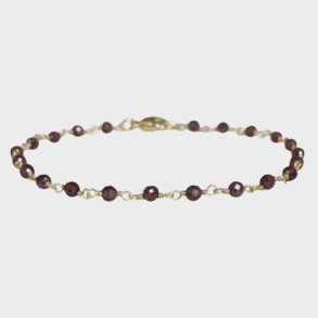 Barbara - Armbnd - Granat