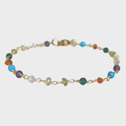 Barbara - Armbnd - Multifarvede - lyse farver