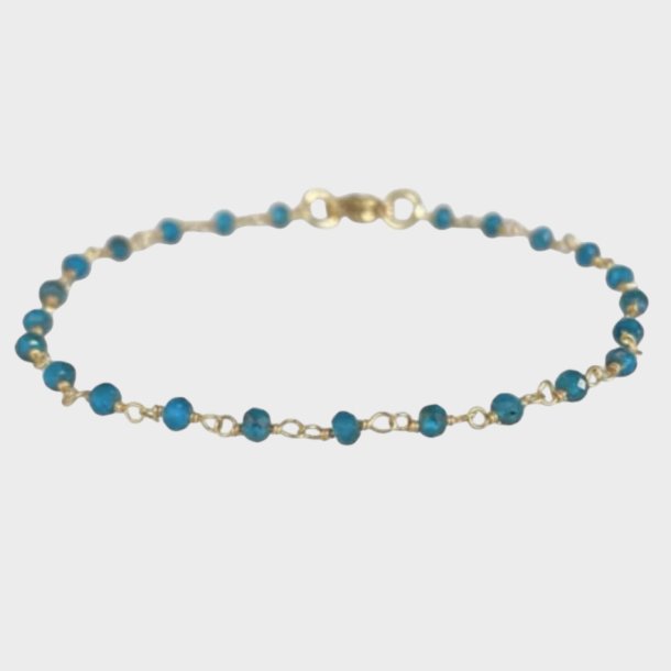 Barbara - Armbnd - Petroleums farvet