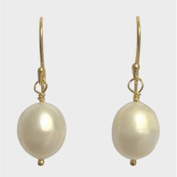 Ava - Klassisk - Hvid perle