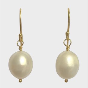 Ava - Klassisk - Hvid perle